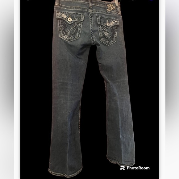 Big Star Legendary Blue Jeans SWEET Ultra Low Rise Sz 27S Bootcut Jeans - Picture 4 of 10